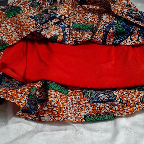 Ethnic print circle skirt - Picture 4 of 4